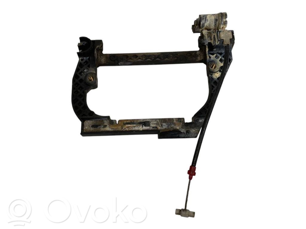 Holder/bracket for external opening handle at the back