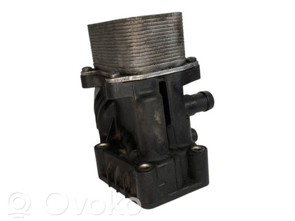 Oil filter holder/cooler