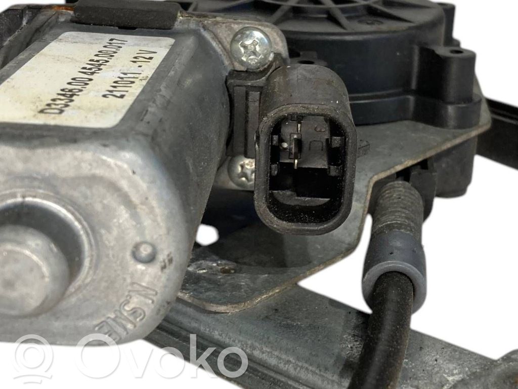 Front electric window lifter assembly