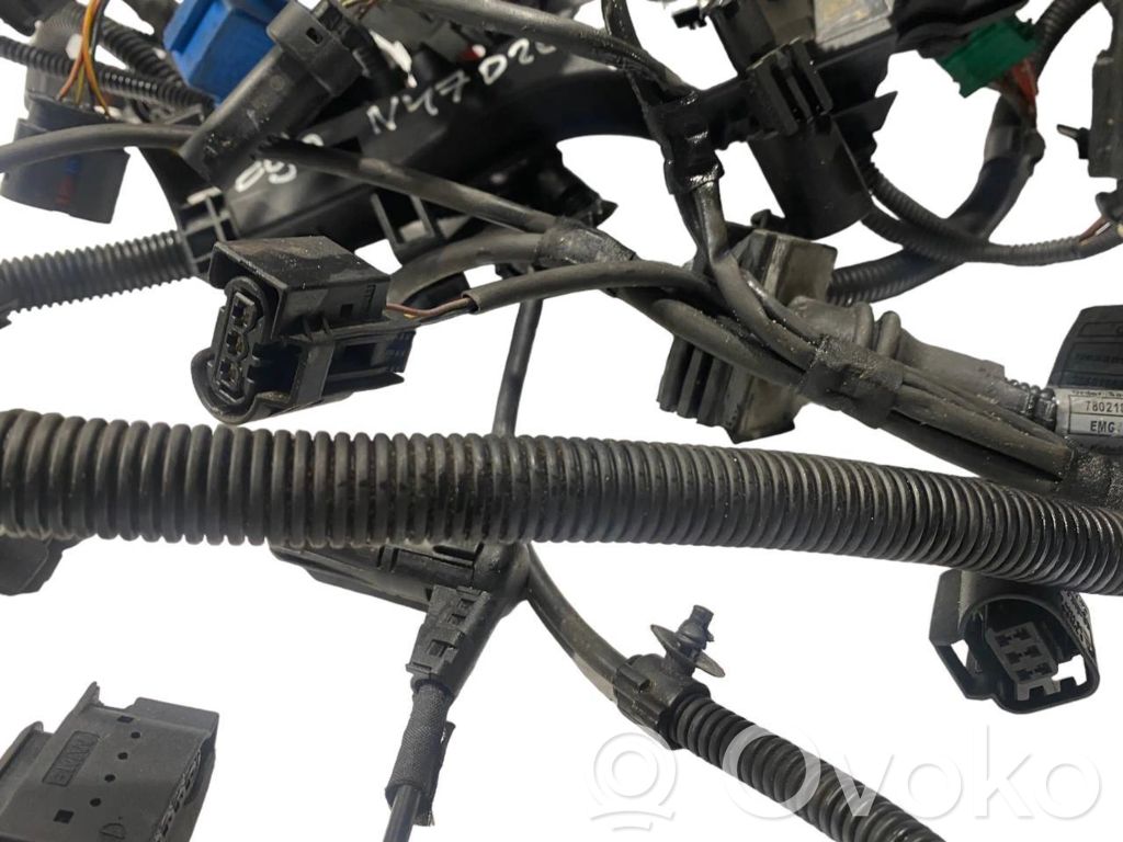 Dzinēja vadu instalācija