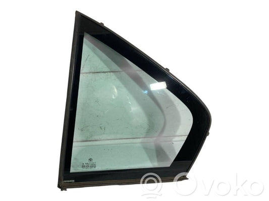 Small glass "A" in the rear door