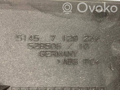 Panel decorative trim shield (central)