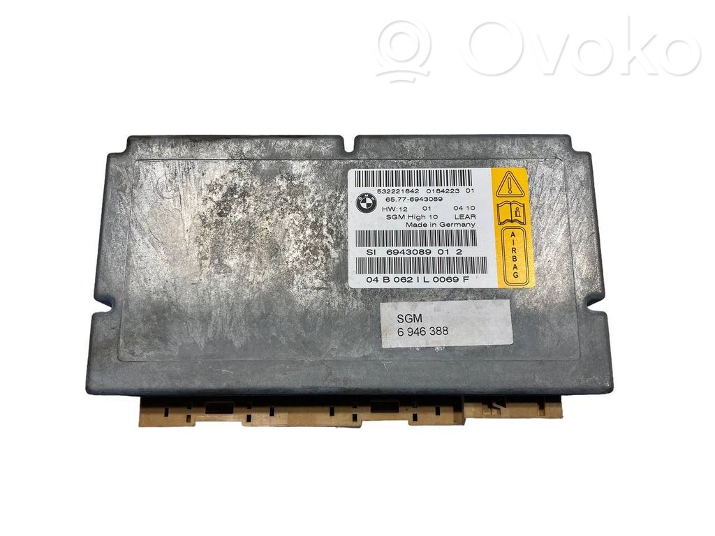 Gaisa spilvenu vadības bloks