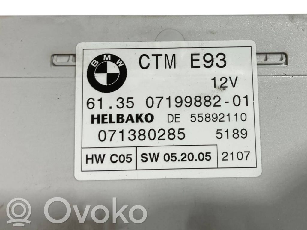 Convertible roof control unit