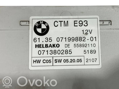 Convertible roof control unit