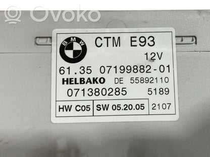 Kabrioleta jumta vadības bloks