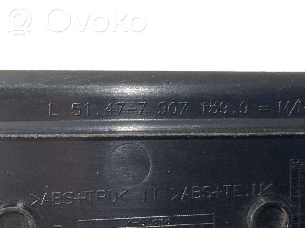 Aizmugurējā sliekšņa dekoratīvā apdare (iekšējā)