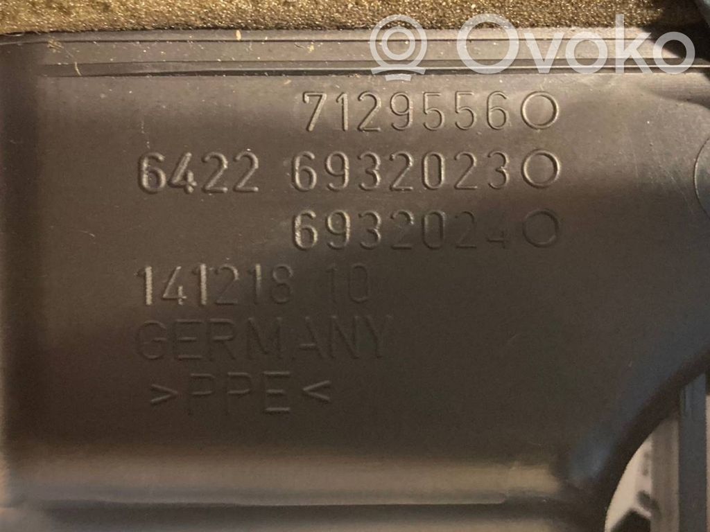 Rear air - ventilation grille