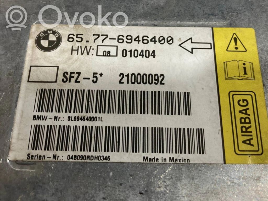 Gaisa spilvenu vadības bloks