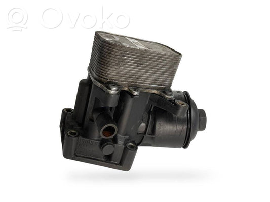 Oil filter holder/cooler
