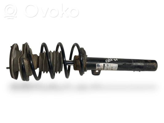 Front shock absorber with spring