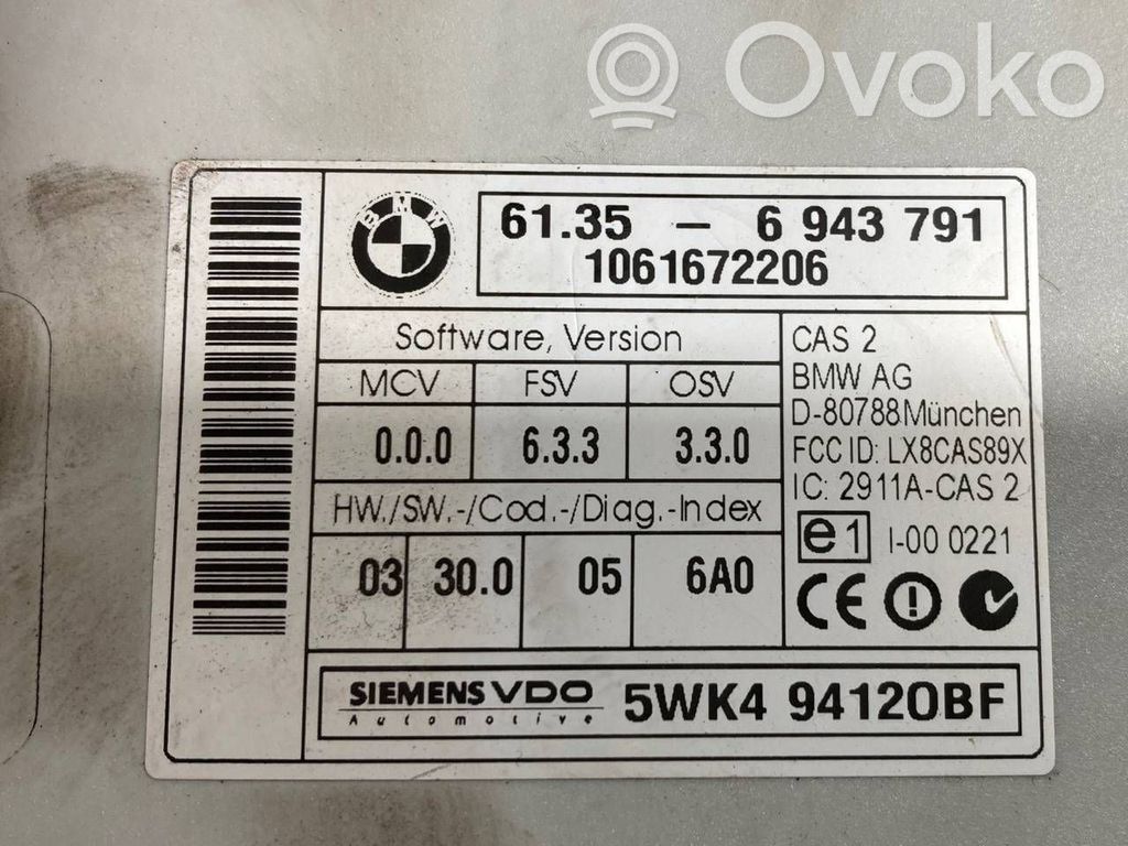 Aizdedzes ECU komplekts