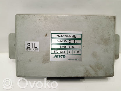 Pārnesumkārbas vadības bloks