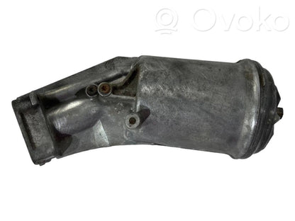 Oil filter holder/cooler