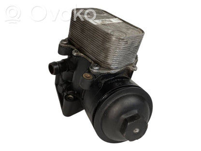 Oil filter holder/cooler