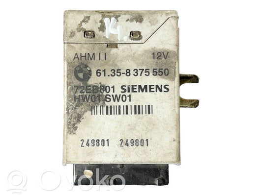 Trailer hitch control unit