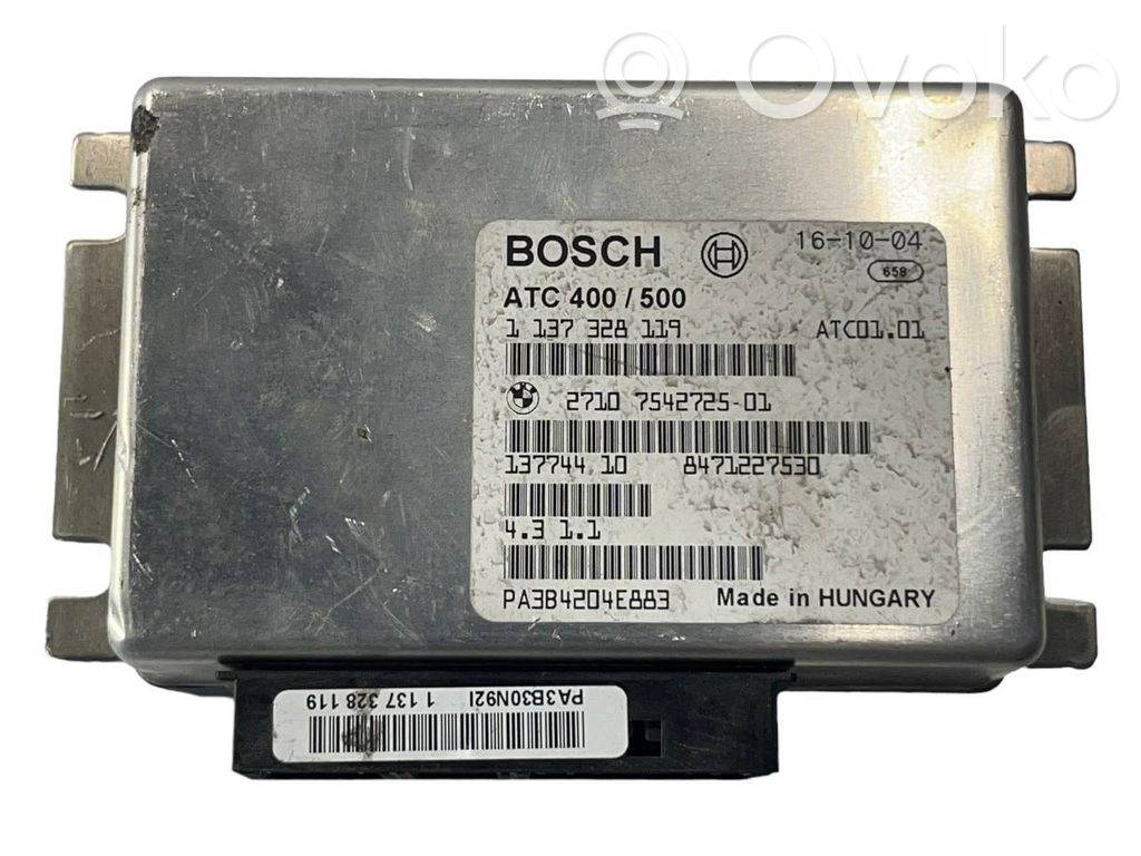 Pārnesumkārbas vadības bloks