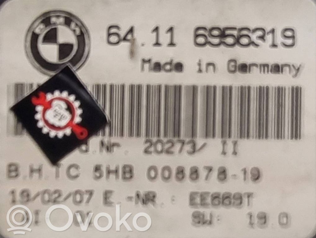 Gaisa kondicioniera / klimata kontroles / salona apsildes vadības bloks (salonā)