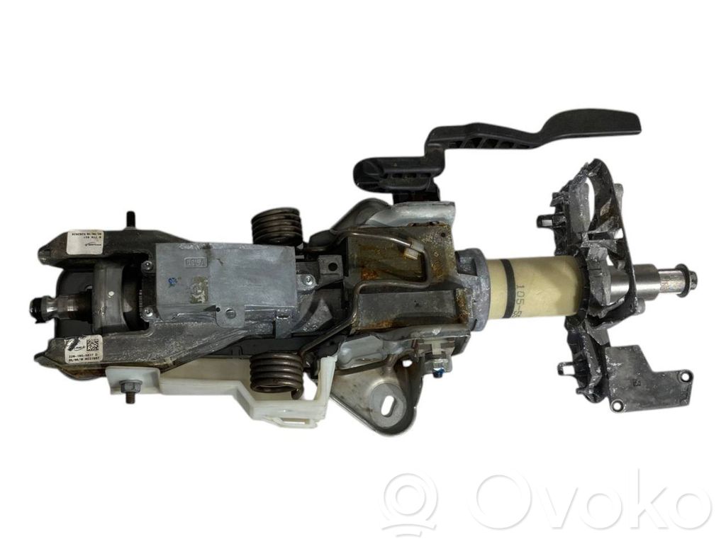 Steering wheel axle