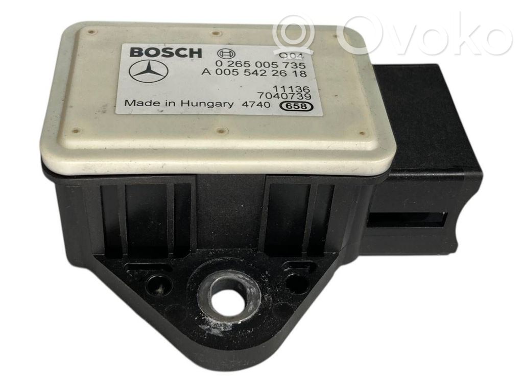 ESP (elektroniskās stabilitātes programmas) sensors (paātrinājuma sensors)