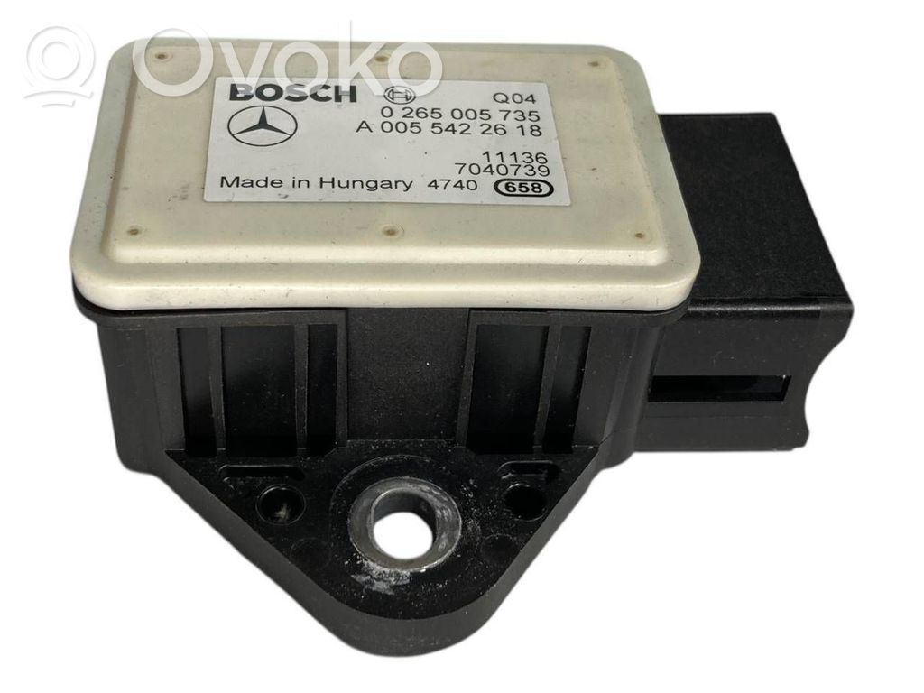 ESP (elektroniskās stabilitātes programmas) sensors (paātrinājuma sensors)