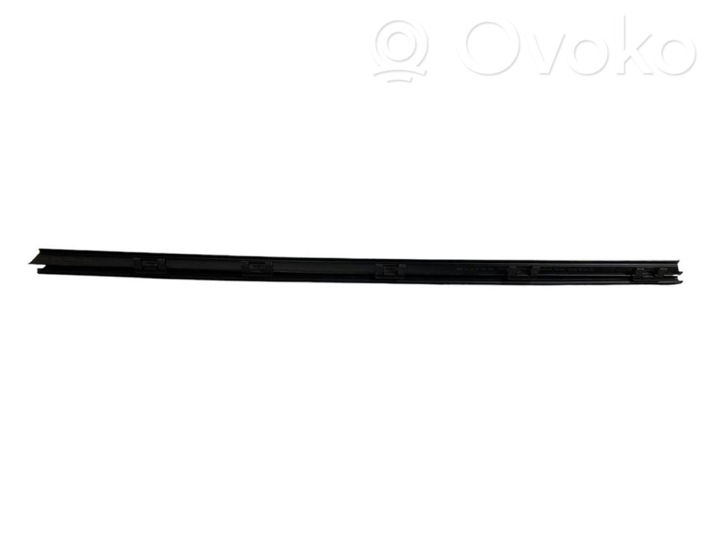 Front door glass trim