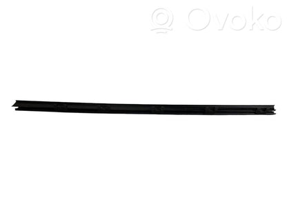 Front door glass trim