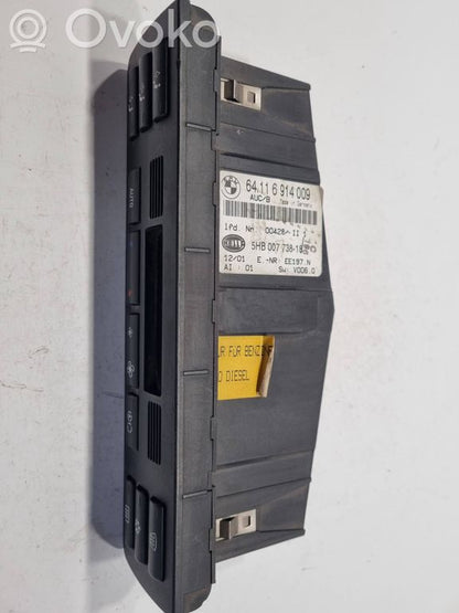 Air conditioning / climate control / interior heating control unit (in the passenger compartment)