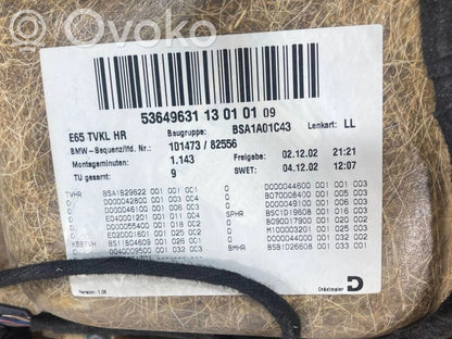 Apšuvums aizmugurējām durvīm