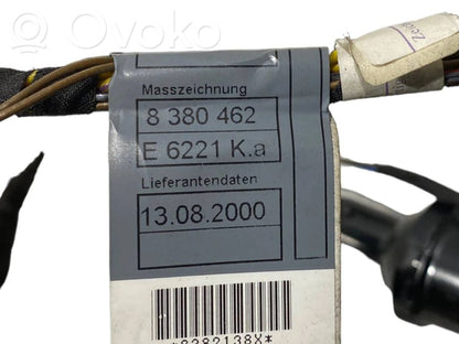 Aizmugurējo durvju vadu instalācija