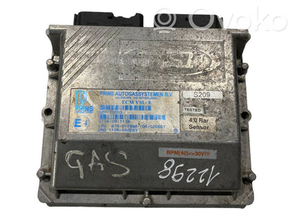 Gas appliance control unit
