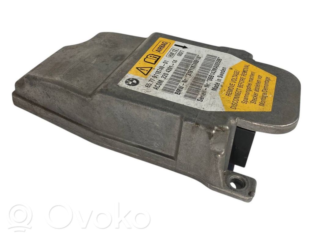 Gaisa spilvenu vadības bloks