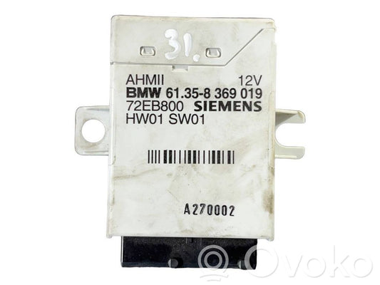 Trailer hitch control unit