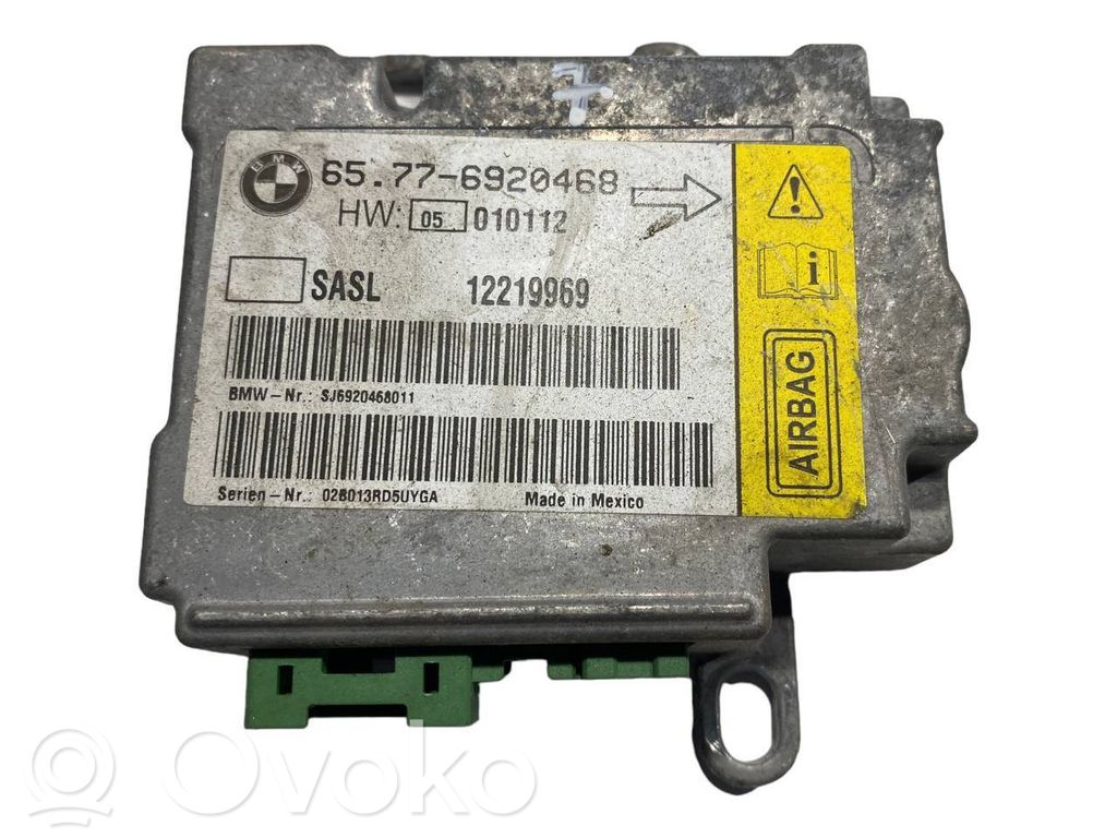 Gaisa spilvenu vadības bloks