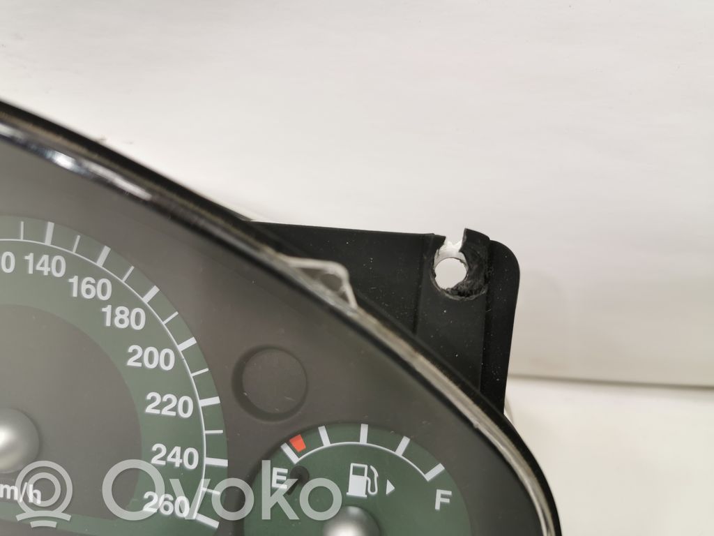 Speedometer (in the instrument panel)