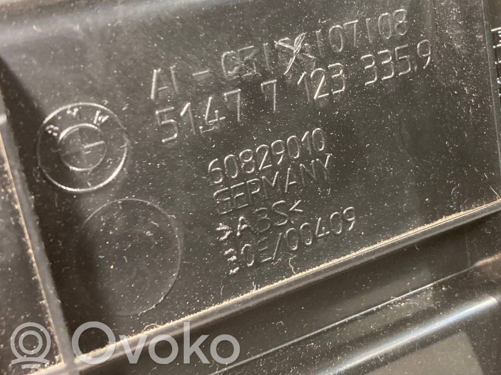 Bagāžnieka sliekšņa dekoratīvā apdare