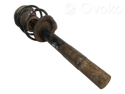 Front shock absorber with spring