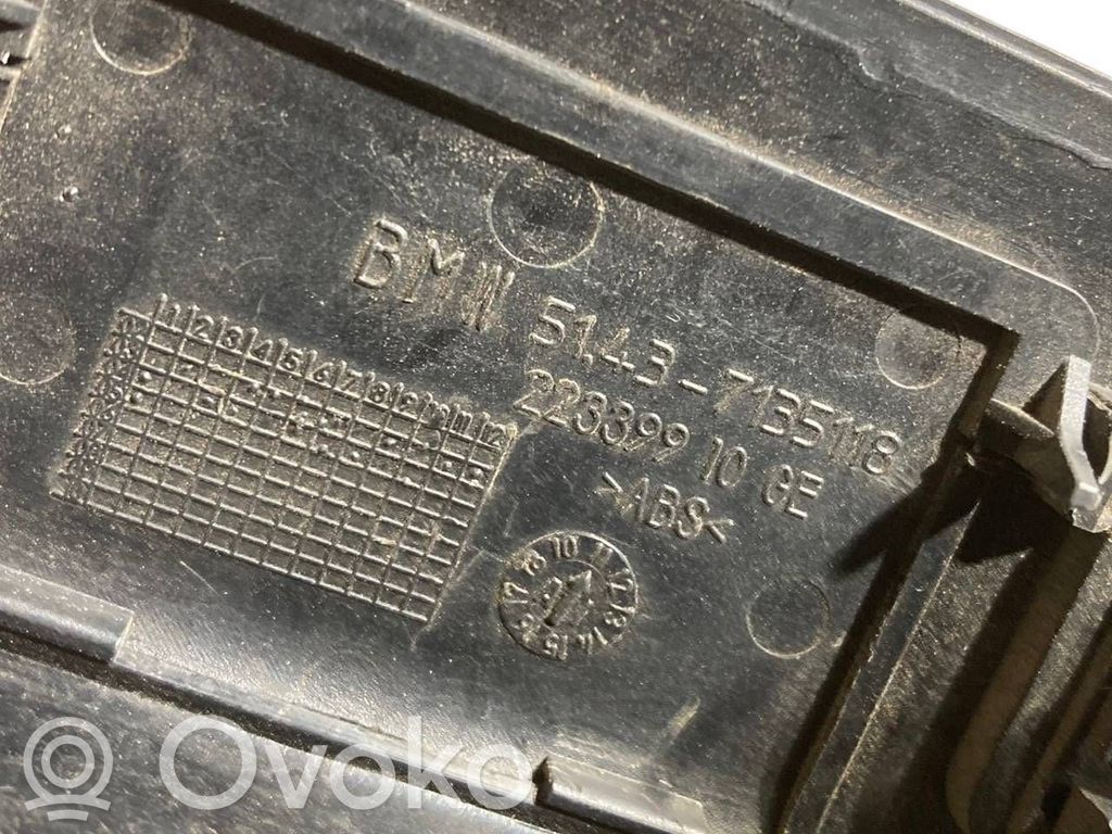 Kāju zonas sānu dekoratīvā apdare