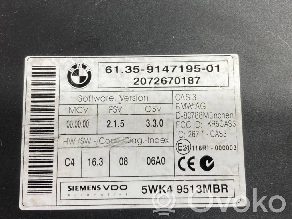 Aizdedzes ECU komplekts