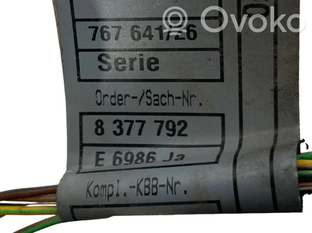 Монтаж проводки датчика парковки (PDC)