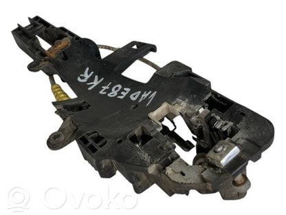 Holder/bracket for external opening handle at the front