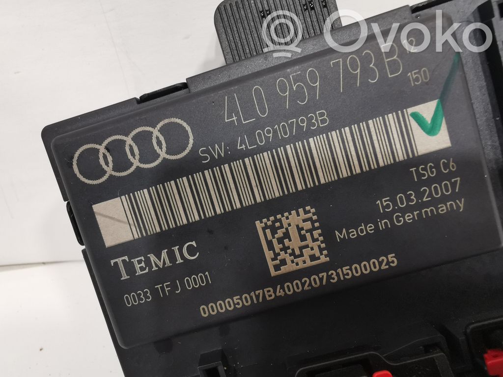 Door control unit
