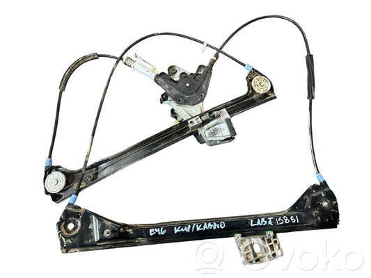 Front electric window lift mechanism without motor