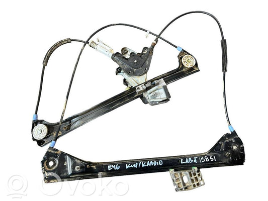Front electric window lift mechanism without motor