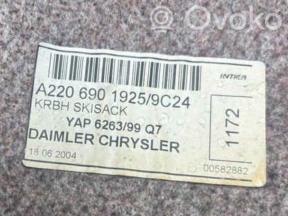 Bagāžnieka paklājiņš