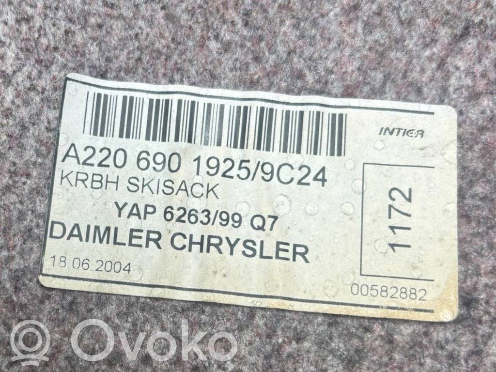 Bagāžnieka paklājiņš