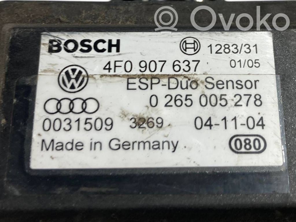 ESP (elektroniskās stabilitātes programmas) sensors (paātrinājuma sensors)