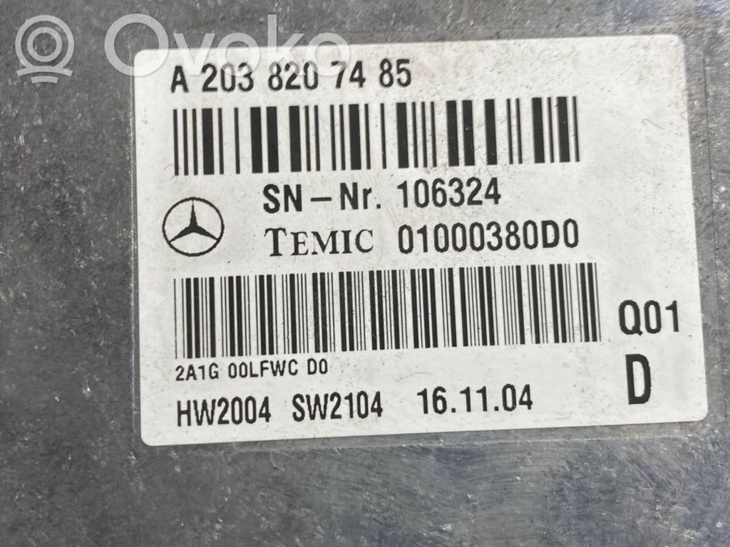 Voice control module