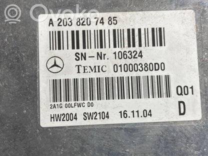 Voice control module