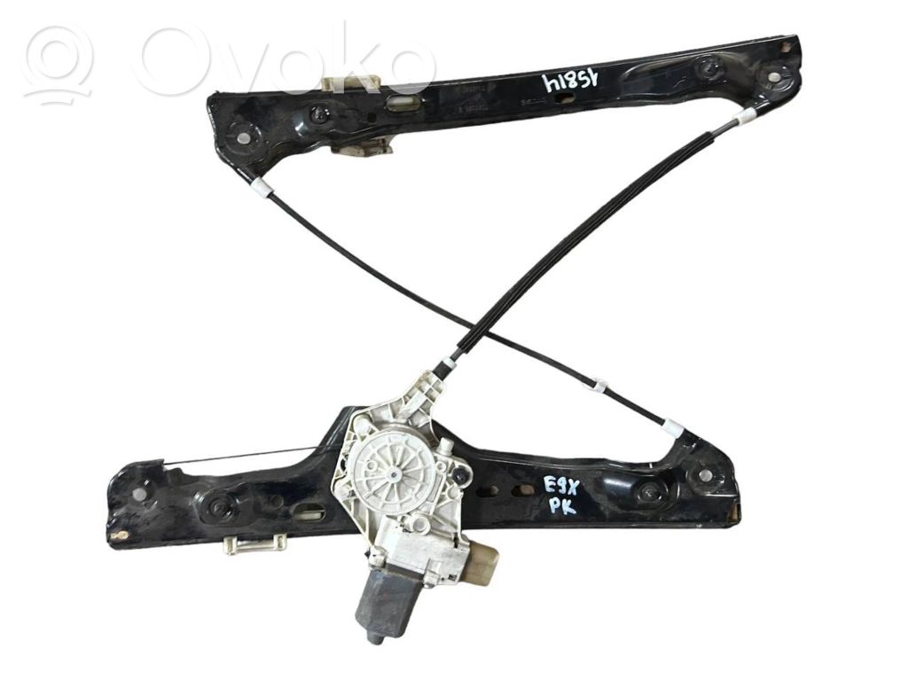 Front electric window lifter assembly